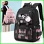 HT3 Sanrio Kuromi Ba Lô Dành Cho Nữ Sinh Viên Dung Tích Lớn Chống Thấm Nước In Thoáng Khí Thời Trang Cá Tính Túi