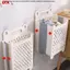 Giỏ đựng quần áo bẩn treo tường ECK Giỏ đựng đồ gấp dung tích lớn Thiết kế rỗng chịu tải mạnh mẽ để thông gió HOT