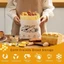 Túi đựng bánh mì sáp ong GUSTAVA 1PC, Túi đựng bánh mì giữ tươi có thể tái sử dụng 43 * 33cm, Túi đựng bánh mì cầm tay phủ sáp ong dung tích lớn Sử dụng tủ đông