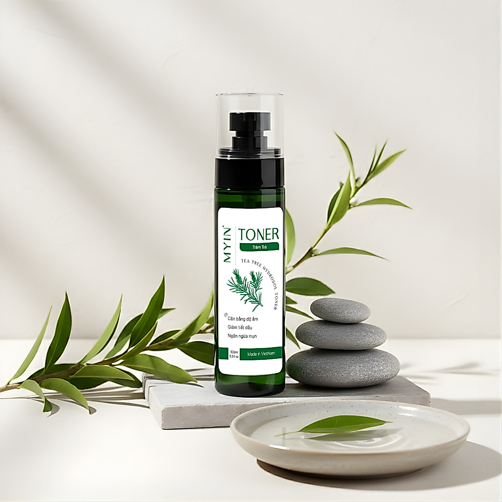 MYIN Toner Tràm Trà 100ml - Cân Bằng Dầu, Làm Dịu Da, Hỗ Trợ Giảm Mụn