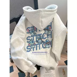 Hoodie nỉ dài tay mũ 2 lớp unisex phong cách rộng rãi mùa đông -dstjmhreyyhykjjj