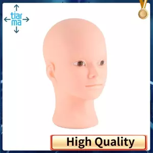 Làm Đẹp Nối Mi Thực Hành Đầu Tập Trang Điểm Thẩm Mỹ Silicon Mềm Đầu Mannequin Manikin Có Lỗ Gắn