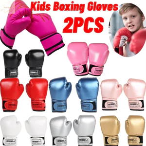 AWNGD 2 Găng Tay Chiến Đấu MMA, Dành Cho Trẻ Em Huấn Luyện Trẻ Em Găng Tay Đấm Bốc Trẻ Em Chuyên Nghiệp, Túi Đấm Da PU Quà Tặng Trẻ Em Kickboxing Găng Tay Thái