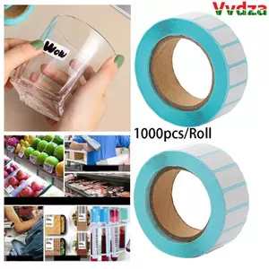 VVDZA 1000 Cái / Cuộn Nhiệt Miếng Dán Bán Trống Thẻ In Vật Dụng Gói Nhãn