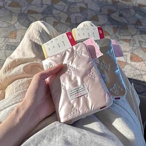 Bìa vải để hộ chiếu K269 - Túi Đựng Hộ Chiếu Họa Tiết Nơ Phong Cách Y2K Cho Tín Đồ Du Lịch
