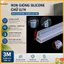Dải gioăng silicon trong suốt 3M [10mm], cách âm, chống bụi, dùng cho cửa kính và cửa phòng tắm.