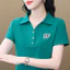 Áo sơ mi Polo ngắn tay đa năng thời trang giản dị mùa hè dành cho nữ Áo sơ mi Polo mềm mại và thoải mái