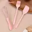 3 Cái / bộ Bộ Nướng Bánh Silicon Kem Thìa Cạp Nhà Bếp Hộ Gia Đình Đánh Trứng Thịt Nướng Dầu Bàn Chải Tiện Ích Đồ Dùng Nhà Bếp