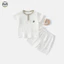 Bộ quần short ngắn tay Cotton nguyên chất dành cho trẻ em / Quần short ngắn tay loại A mùa hè Đồ ngủ ngoài thoáng khí thoải mái