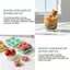 MAKY Bear Ice Cube Khay 1 Khuôn Silicon Cho Cà Phê Trà Sữa Khuôn Đá Hình Dễ Thương Có Thể Tái Sử Dụng Dễ Dàng Phát Hành VN