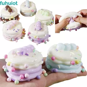 Đồ chơi bóp FUHUIOT Soufflé, Đồ chơi mô phỏng bánh siêu mềm sáng tạo, Mới lạ Giảm lo âu Nhào Vui nhộn Phục hồi chậm Đồ chơi Fidget Đồ chơi bàn văn phòng