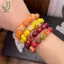 5 Hạt rời hình trái cây sống động 3D Thân thiện với môi trường cho vòng tay DIY Móc khóa Nelace Đồ dùng làm đồ trang sức thủ công