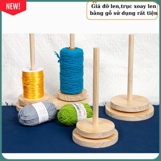Đế Xoay Len, Giá Đỡ Cuộn Len, Dụng Cụ Xả Len, Chống Rối Len