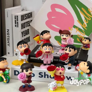 Spike Price Crayon Shin-Chan Flower World Preserved Flower Series Hợp thời trang Chơi Hộp bí ẩn Hình Đồ trang trí Lời thú tội Cô gái Quà tặng * -- &