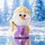 Spike Price [Chính hãng] Frozen Nghịch Ngợm Tuyết Kho Báu Series Hình Búp Bê Để Bàn Trang Trí Hoạt Hình Dễ Thương Mô Hình Kho Báu Tuyết Quà Tặng Trang Trí & -- *
