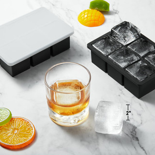 4 / 6 / 8 / 15 / 37Grids Máy Làm Đá Khuôn Có Nắp / Thực Phẩm Silicon Vuông Đá Khối Khay Khuôn