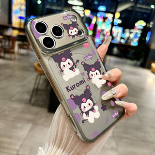 Ốp Lưng IPhone 13 15 11 17 16 12 14 ProMax  Kuromi phong cách đen tối 7 8Plus XR X XS Max