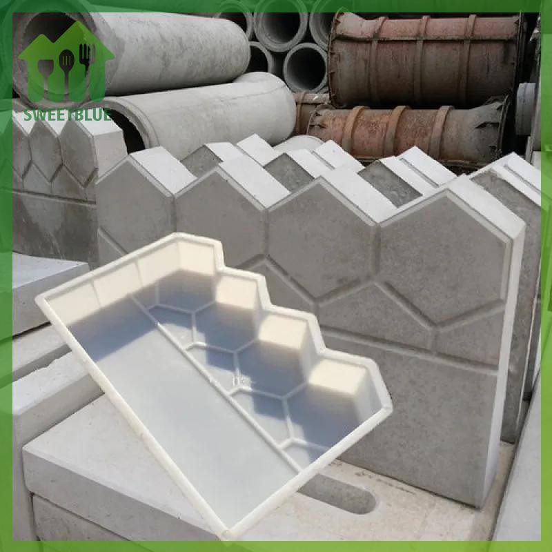 SWEET Vườn Edging Hàng Rào Khuôn Bê Tông Có Thể Tái Sử Dụng DIY Vườn Gạch Khuôn Cho Cá Ao Sân Sau Sân Vườn Trang Trí n
