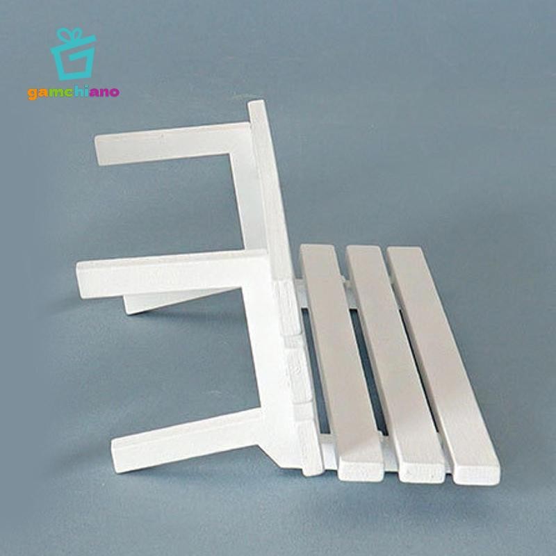 Gamchiano Thu Nhỏ Sân Vườn Ghế Dự Bị Vườn Cổ Tích Phụ Kiện Thực Tế Thu Nhỏ Đồ Nội Thất Cho Cuộc Sống Cảnh Bố Trí Mô Hình DIY Vai Trò Chơi Trang Trí