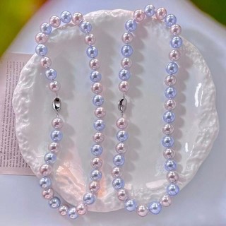 [ DAISYN ] N1028 vòng cổ ngọc trai Tím hồng nhạt baby sang trọng, dây chuyền ngọc trai nhân tạo , chuỗi hạt ngọc
