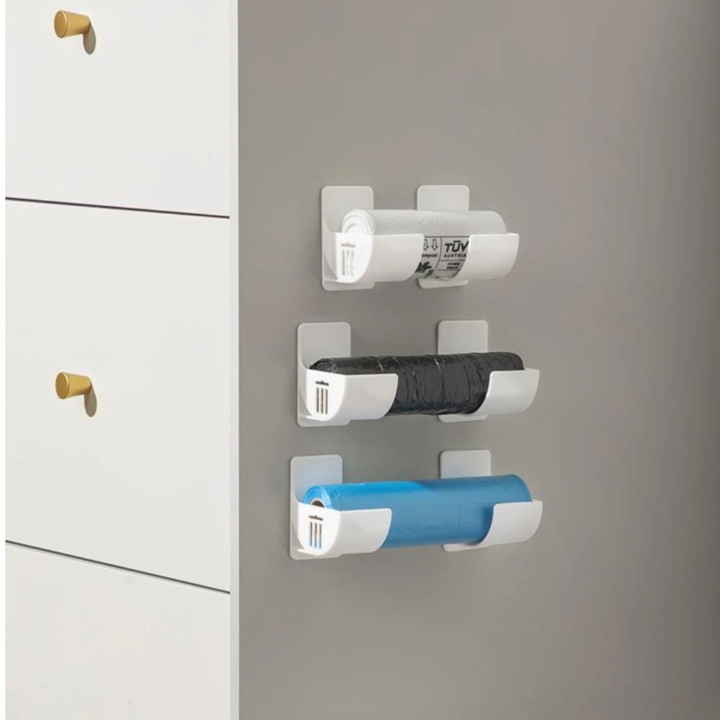 2 Gói Kệ Bên Tủ Lạnh Để Sắp Xếp Băng Phim Và Túi Đựng Rác Trong Tủ