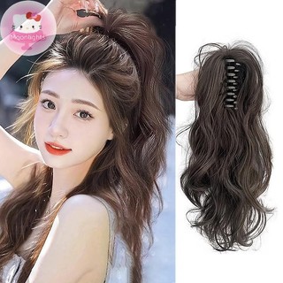 Moonlights Tổng Hợp Móng Vuốt Kẹp Đuôi Ngựa Tóc Ngắn Xoăn Tự Nhiên Đuôi Giả Tóc Cho Nữ Đuôi Ngựa Hairp EN