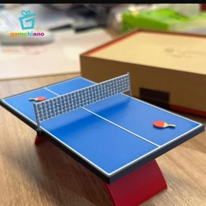 Gamchiano Tỉ Lệ 1: 12 Thu Nhỏ Bàn Bóng Bàn Mô Hình Bàn Cát Bố Trí Trang Trí