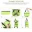 Xe đẩy mua sắm có thể gập lại OLVIDO, Xe gấp có thể tái sử dụng 2 trong 1, Siêu thị Tote mua sắm tạp hóa chống thấm nước nhẹ có thể gập lại bền bỉ