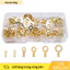 【24H】150 Chiếc Đồng Cách Nhiệt Vòng Uốn Thiết Bị Đầu Cuối Dây Kết Nối Spade Bộ Điện Tăng Hiệu Quả Công Việc, Chất Lượng