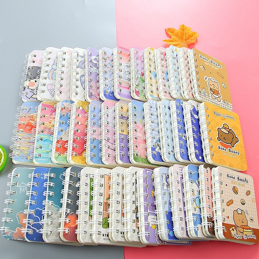1 Cuốn Sổ Tay Khổ A7 họa tiết Kawai mẫu giao ngẫu nhiên