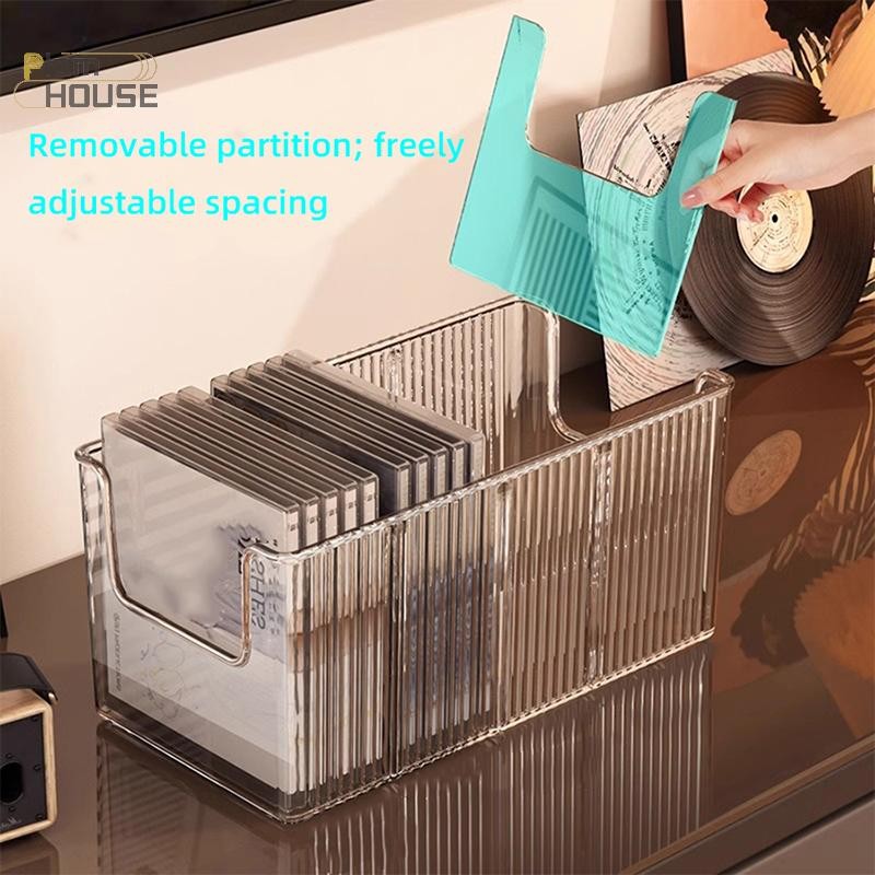 PlumHOUSE CD Giá Để Đĩa Để Bàn Đĩa Đen Ghi Từ Băng Hiển Thị Giá Để Đồ Bộ Sưu Tập Lưu Trữ Album Hộp Bảo Quản VN