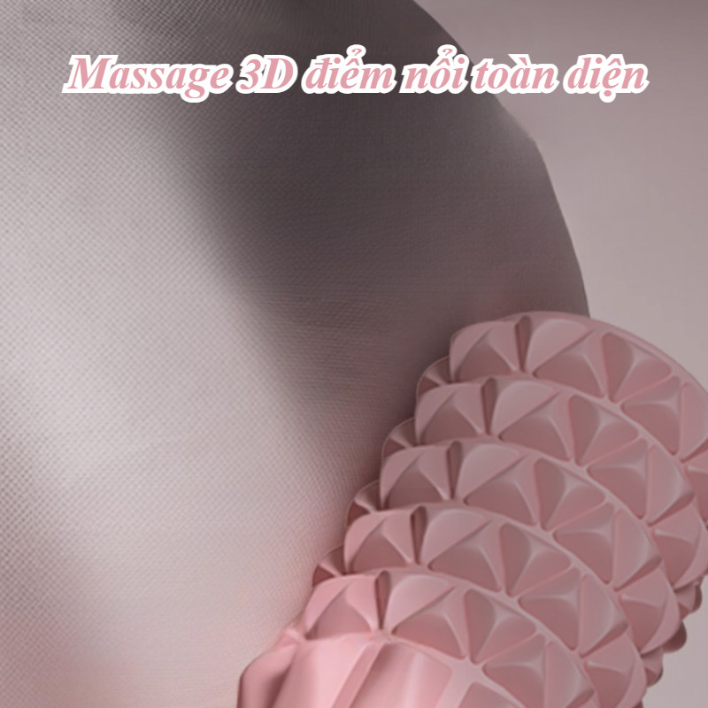 Con Lăn Massage Gai Nhọn 45cm - Giảm Đau & Giãn Cơ Hiệu Quả, Chất Liệu Xốp Cao Cấp Cho Yoga/Gym