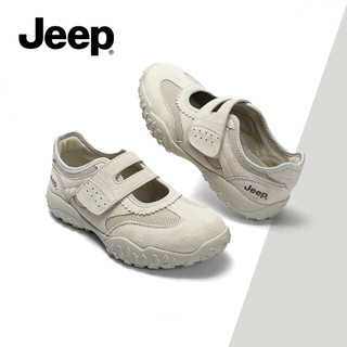 Giày nữ đế mềm nhẹ JEEP đế phẳng thể thao thông thường Mary Jane