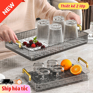 Khay Úp Cốc Acrylic BUNNIES HOUSE Cao Cấp, Bền Đẹp Tinh Tế, Decor Trang Trí Phòng Khách