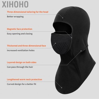 Xihoho Xihoho Motorcycle Face Bohboard Snowboard Full Head Ski Ski Masque
