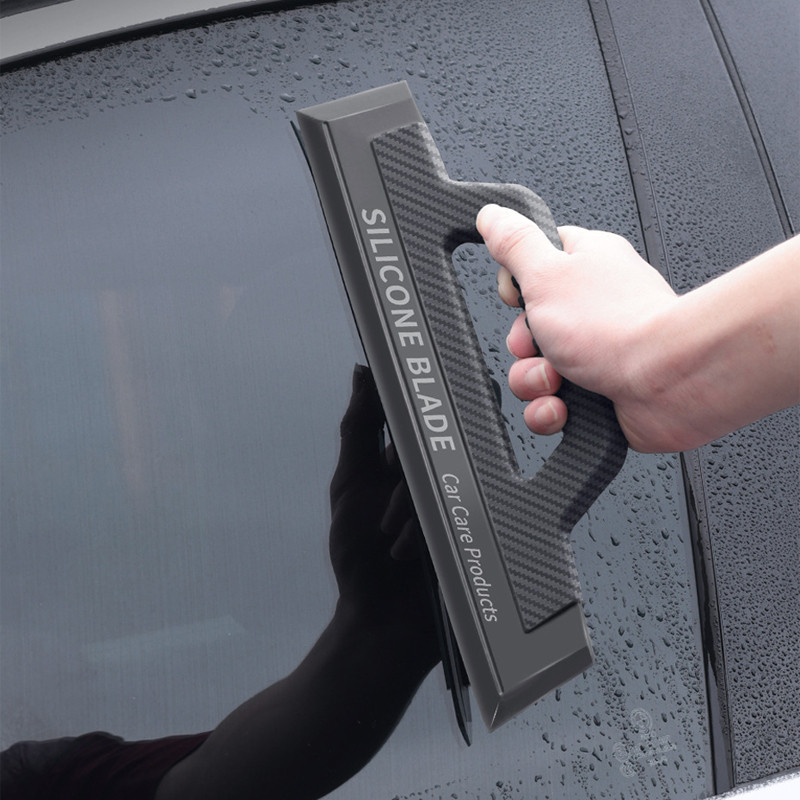 SEAMETAL Chống Trầy Xước Silicon Mềm Rửa Xe Khăn Lau Tiện Dụng Squeegee Nước Cửa Sổ Lau Sấy Dao Cạo Có Tay Cầm