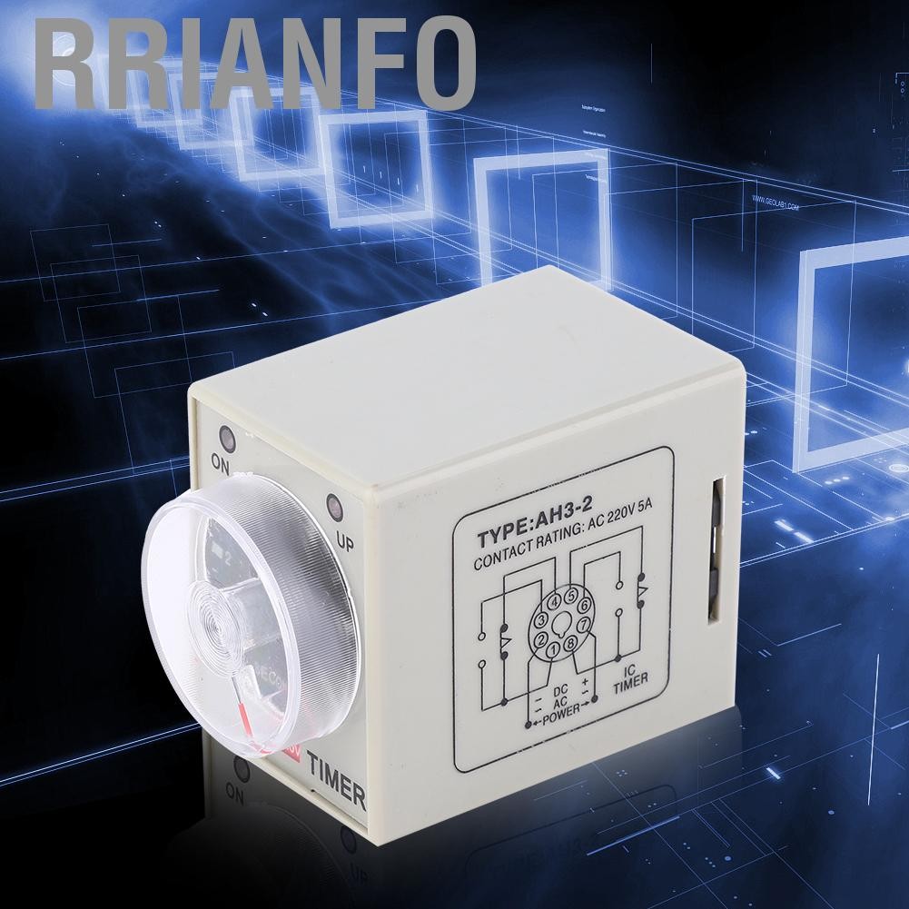 Rrianfo Trì hoãn rơle dễ đọc Thời gian Phạm vi rộng Công suất tiếp xúc lớn cho hệ thống điều khiển tự động