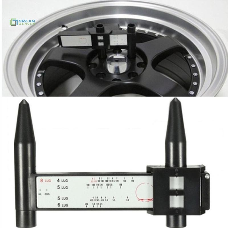 [Dream] 8LUG Bánh Xe Vành Bánh Xe Bu Lông Họa Tiết Lỗ Dụng Cụ Đo Khoảng Cách PCD Caliper Sửa Đổi Lỗ Khoảng Cách Thước mới