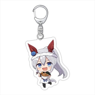 Chìa khóa Anime màu xám Uma Musume Cinderella ‌Oguri Cap Vàng Thành Phố Nam Móc Chìa Khóa Cho Nữ Hoạt Hình Hình Acrylic Móc Khóa Mặt Dây Chuyền