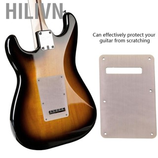 hilivn Matybobe Tấm ốp lưng đàn guitar Kim loại Bảo vệ bền bỉ Lắp đặt dễ dàng cho ST Style Electric (Đen)