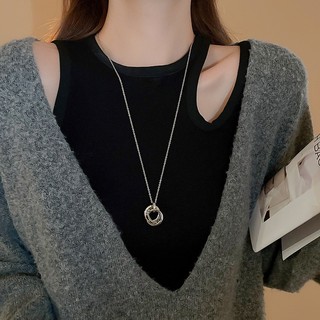 Gió mát mẻ - Dây Chuyền Zircon Thiết Kế Độc Đáo, Ánh Sáng, Phụ Kiện Thời Trang Sang Trọng