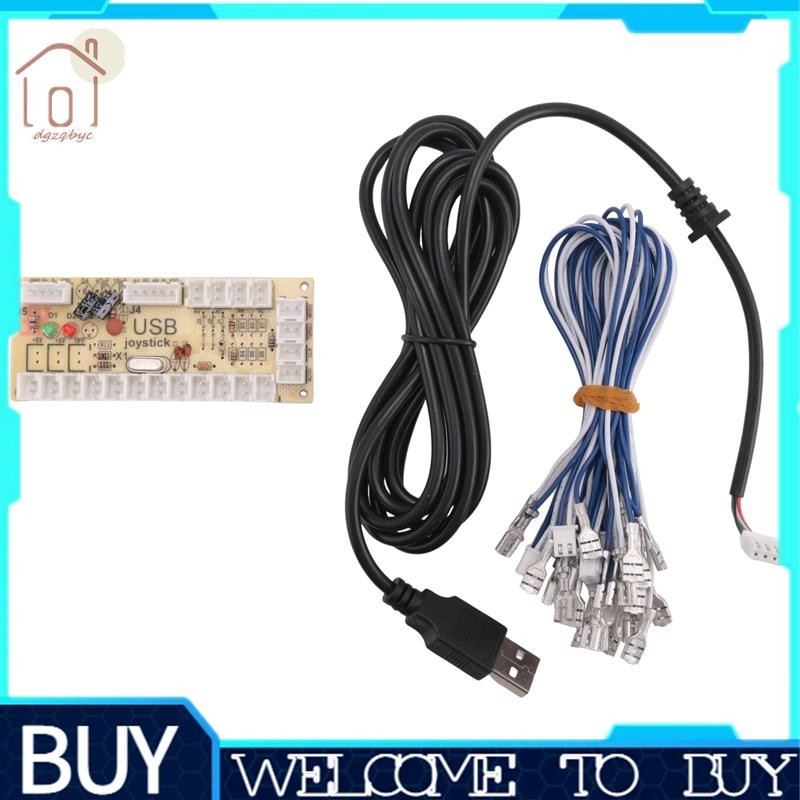 Bảng mạch cần điều khiển tự làm Bảng điều khiển tay cầm chơi game USB cho Mame Jamma và các trò chơi chiến đấu Pc khác