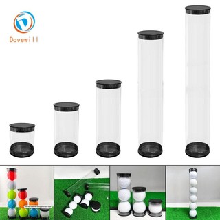 Hộp đựng bóng golf Dovewill bộ sưu tập xi lanh trong suốt, dành cho lưu trữ bóng golf