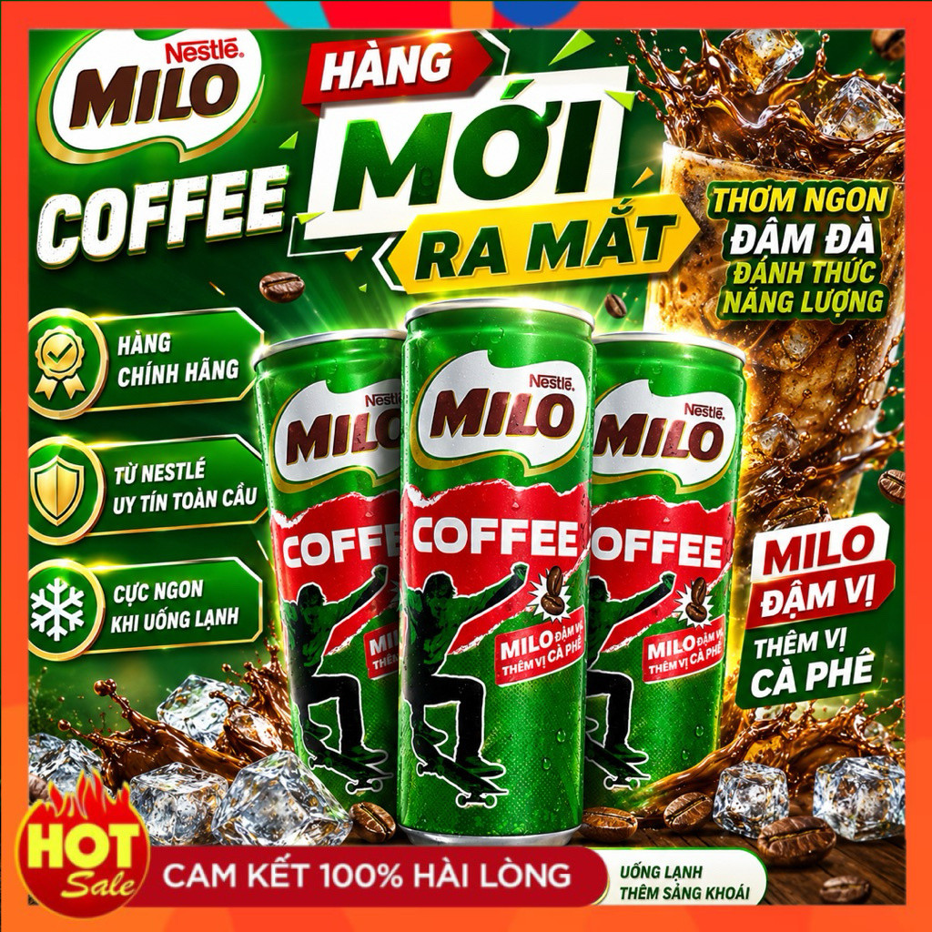 (MỚI) MILO COFFEE & MILO PRO PHIÊN BẢN LON 220ML | Shopee Việt Nam