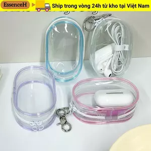 ESSENCEH 1 Túi Đựng, Tai Nghe Du Lịch Ngoài Trời Cáp Dữ Liệu Cáp Dữ Liệu Hộp Bảo Quản, Vỏ Bảo Vệ Hộp Sắp Xếp Đa Năng