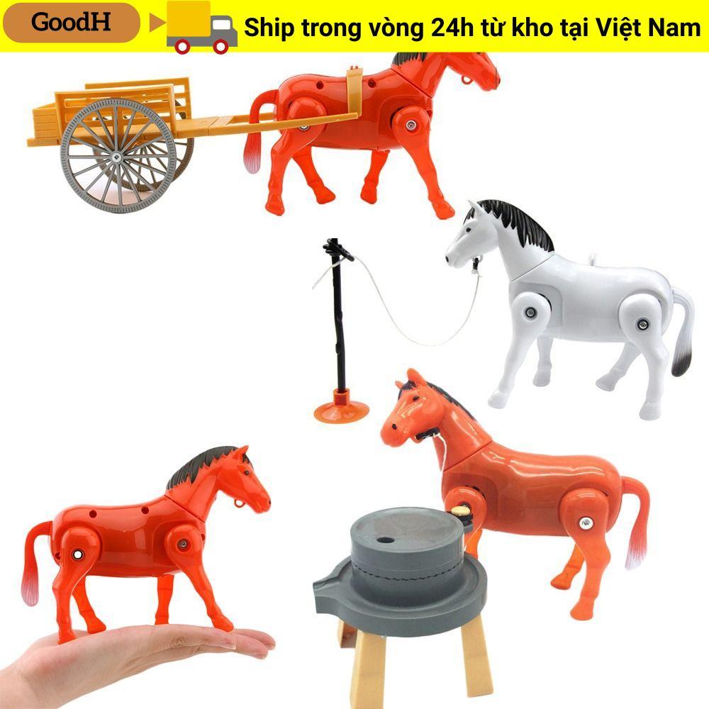 Đồ chơi tuần hoàn điện bằng nhựa, mô hình ngựa sáng tạo giúp giảm lo âu, đồ cảm giác mini, dụng cụ học tập sớm cho trẻ em