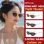 Kính râm mắt mèo gọng kim loại MKTRENDY kính mát chống tia UV thời trang nam nữ phong cách sang trọng T602