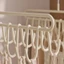 JUNYUE88US 2 Móc áo ngực yếm, 20 móc treo quần áo tiết kiệm không gian, Giá đỡ áo Vest chống trượt bằng kim loại đa chức năng Phòng giặt
