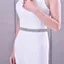 Thắt lưng kim cương giả BRABRAAA, Váy có thể điều chỉnh sang trọng Khăn trang trí, Phương pháp ràng buộc thanh lịch Bling Ruy băng dài Thắt lưng Áo choàng trang trọng
