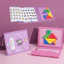 Đồ chơi thông minh cho trẻ em Giáo dục sớm Xếp hình từ tính Tangram Xếp hình từ tính Xếp hình đầy màu sắc Mẫu giáo Máy trợ giảng 6.24 FPOV